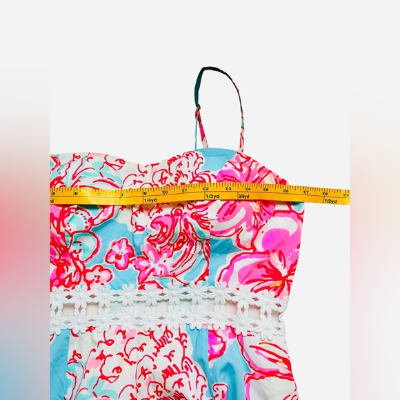 Lilly Pulitzer Pink and Blue Floral Dress - Picture 11 of 14